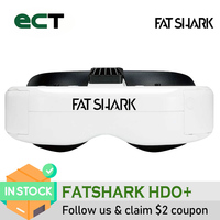 Fat Shark Dominator HDO+ Plus FPV Goggles 1280x960 OLED Display 50 Degree Field Video Headset for RC Drone FatShark HDO2