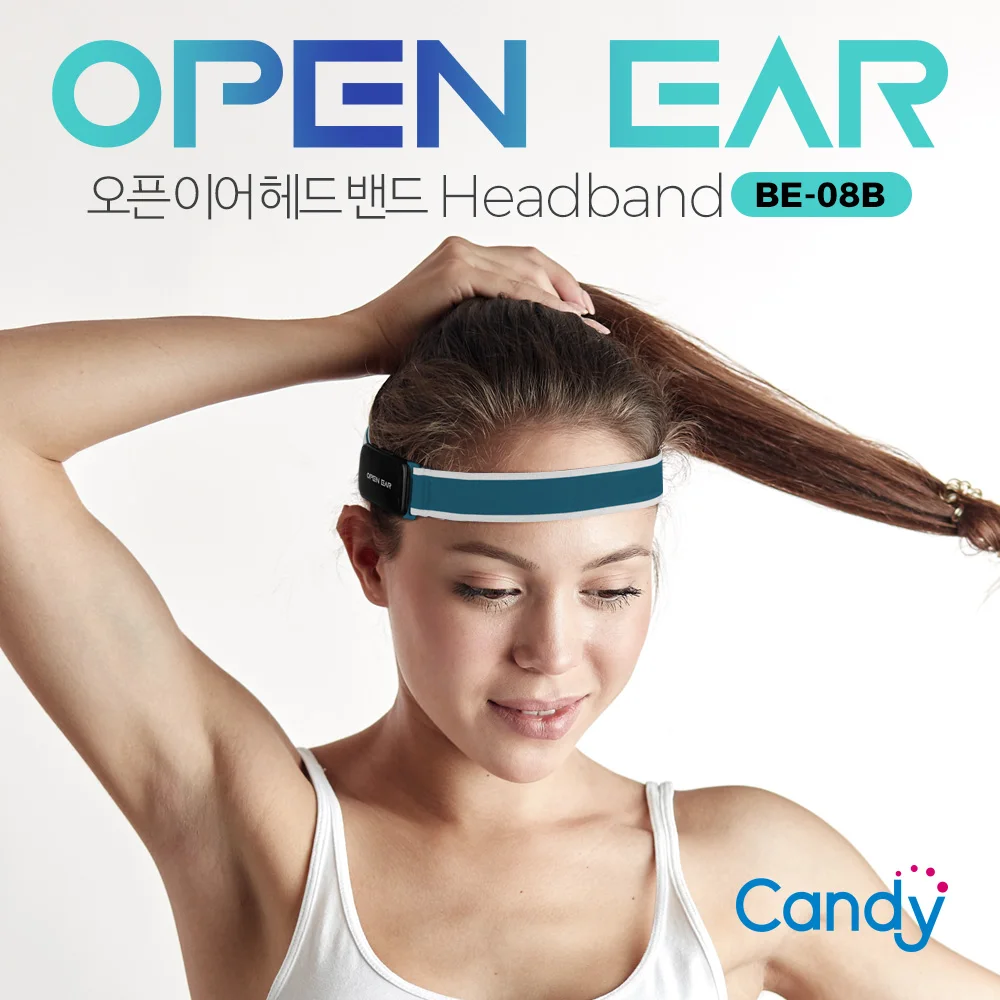 Candy bone conductive earphone open earhead band headband earphone BE-08B