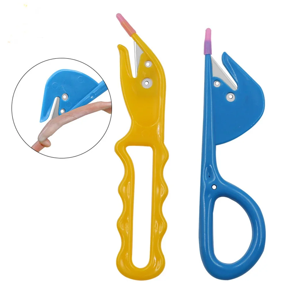 10Pcs Wonderlife Shrimp Knife Shrimp Intestine Stripper Cleaning Fish Belly Knife Clean Up Poultry Intestine Kitchen Knife Tool