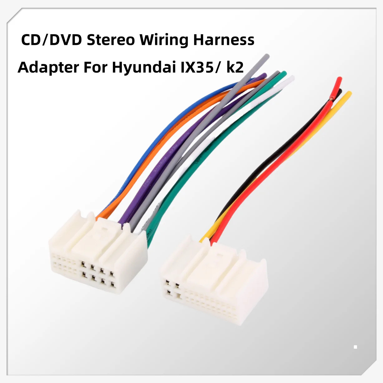 

Автомобильный набор разъемов жгута проводов стерео компакт-дисков для Hyundai IX35/KIA K2 K3, автомобильные аксессуары