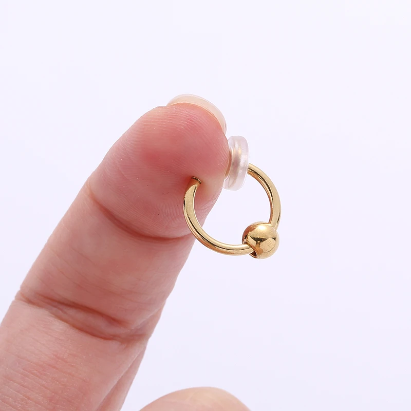 1 Pair Ear Cuff Hoop Fake Earrings Man Without Drilling Ear Clip On Earrings For Women 2022 Without Piercing Earring Non-Hole