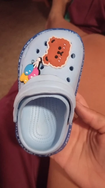 Summer Kids ShoesSandals Hole Children's Shoes Slippers Soft Anti-Skid Cartoon Design Hole Baby Shoes Sandy Beach For Boys Girls photo review