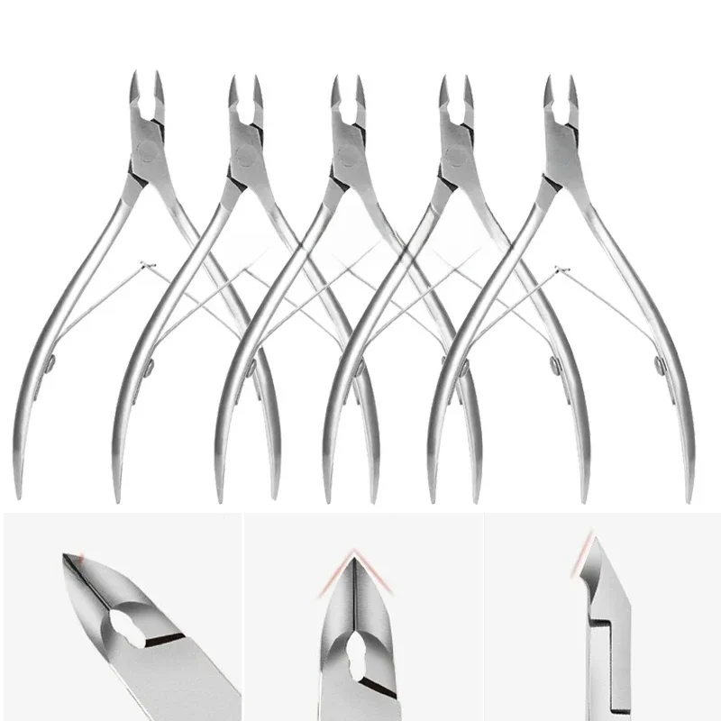 Professionele Cuticula Cutter Nagel Nippers Schaar Manicure Pusher Pedicure Tong Dode Huid Verwijderaar Nagel Cuticula Hergroei Tool - afbeelding 2