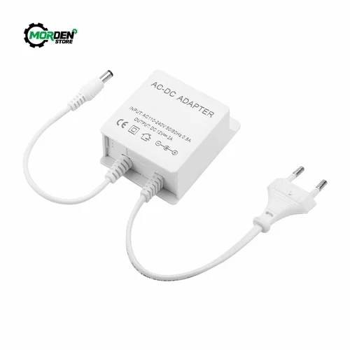 Entrada AC 100-240V DC 12V fuente de salida enchufe UE EE. UU. cargador impermeable para seguridad CCTV cámara Ip analógica AHD