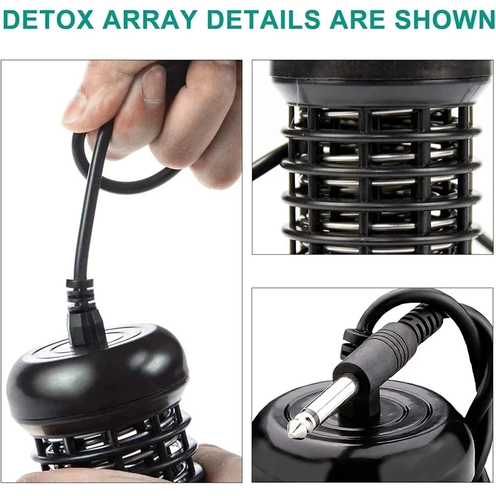 Foot Detox Hydrotherapy Machine Ion Cleaning Foot Bath Massager Electric Vortex Care Array Relief Fatigue Relax Leg Massage Tool