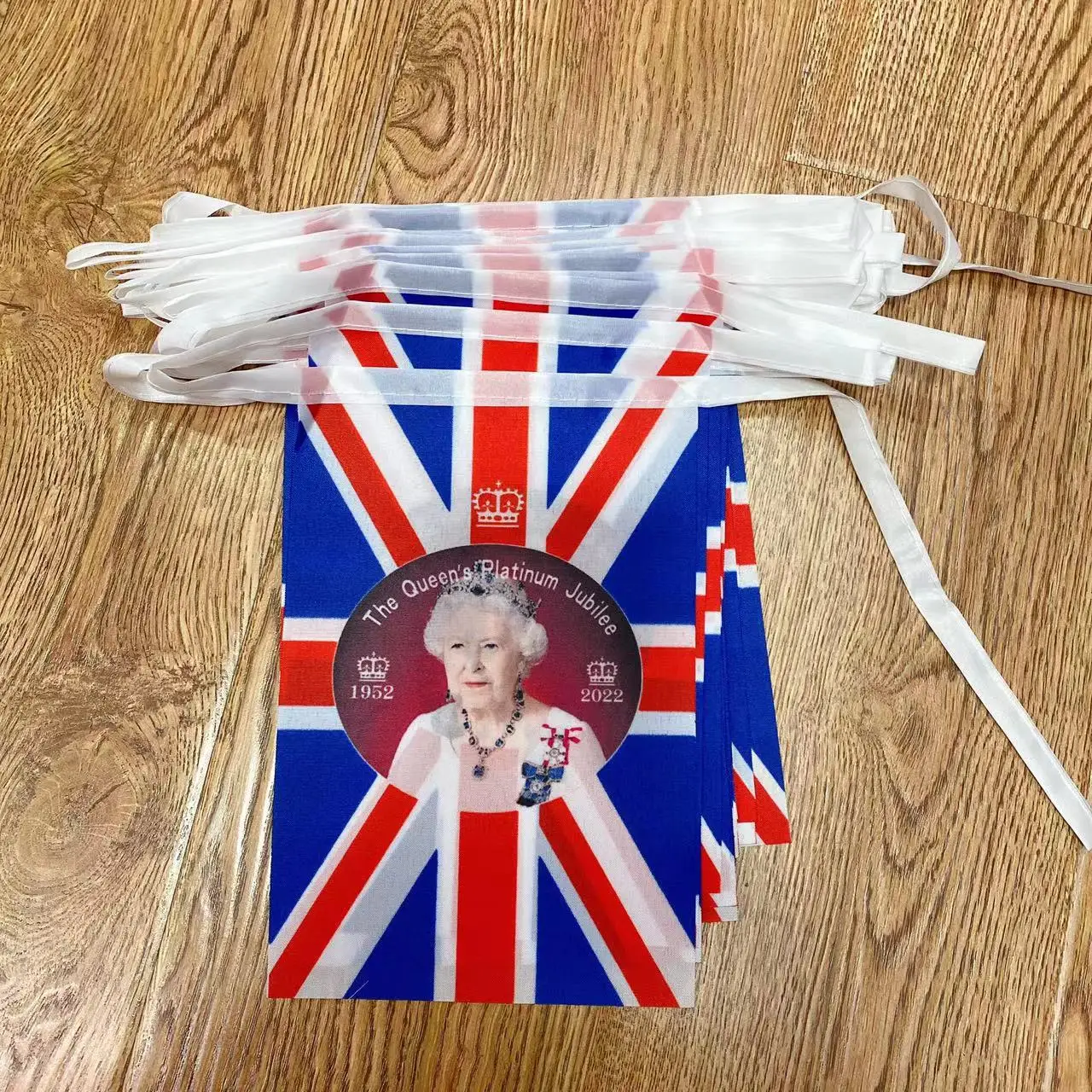 British Flag | Union Jack Bunting | Pennant UK Flags Banner for Patriotic Party, Bar, Indoor and Out