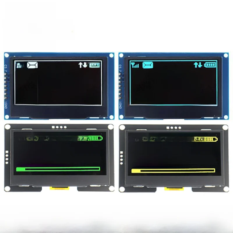 Module d'affichage OLED 2.42 pouces, 2.42 pouces, 128x64, Module d'écran LCD HD SSD1309, Interface série SPI/IIC I2C à 7 broches pour Arduino UNO R3