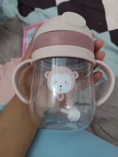 MAMIJOY BY01 250ML Kids Water Sippy Cup Baby Feeding Cup with Straws Leakproof Water Bottle Outdoor Portable Children's Cups photo review