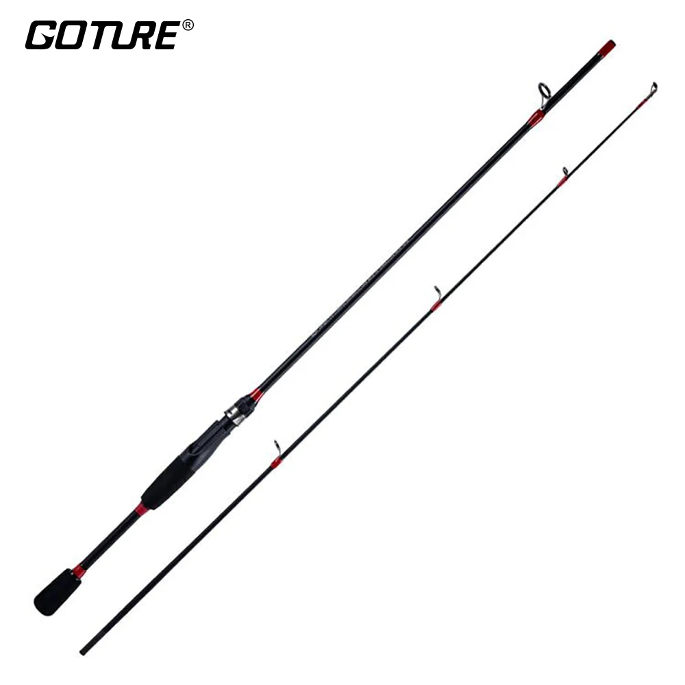 

Goture Lure Fishing Rod 1.8m 2.1m 2.4m Carbon+Glass Fiber Spinning Baitcasting Travel Lure Rod 3-50g M Power Ultralight Pole