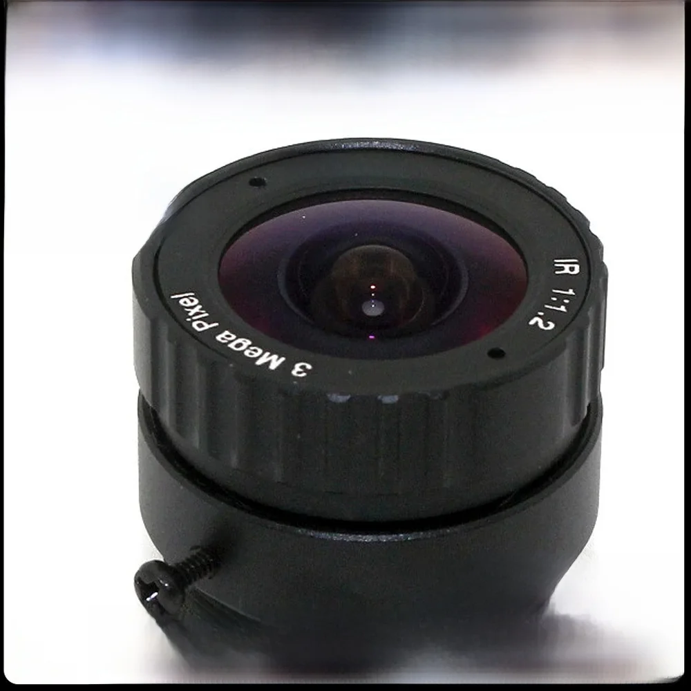 Obiektyw CS 3 MP 2,5 mm Nadaje się zarówno do chipsetów CMOS CCTV 1/2,5" i 1/3" do kamer IP HD i kamer bezpieczeństwa — zdjęcie 2