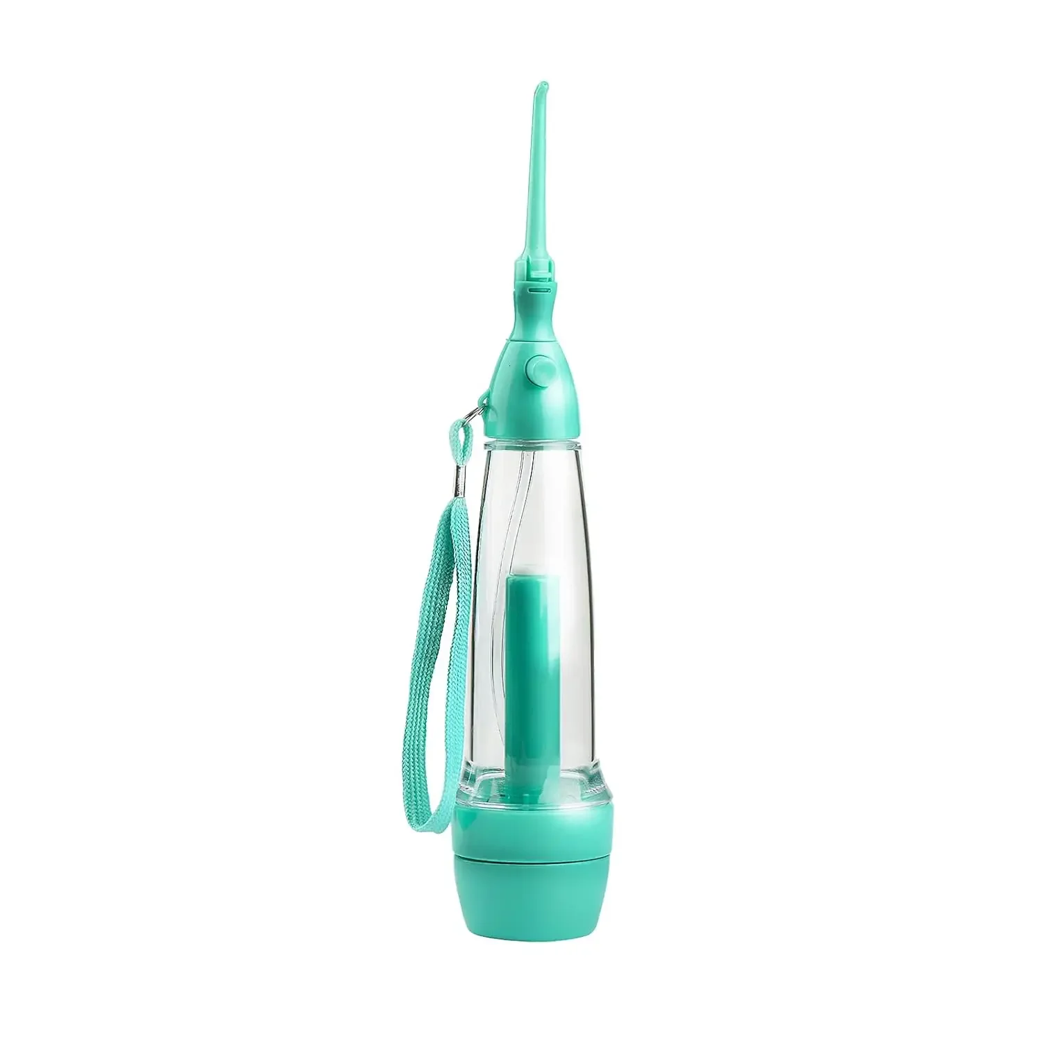 95ML Cordless Water Flosser Non-Electric Portable, Manual Air Pressure Simple Operation, Dental Oral Irrigator for Home & Travel