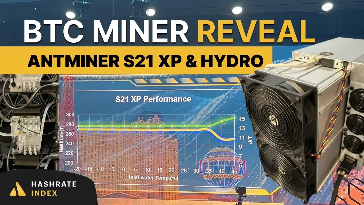 KOOP 5 KRIJG 3 GRATIS BITMAIN REVEALS DE NIEUWE Antminer S21 XP en Antminer S21 XP Hydro at World Digital Summit