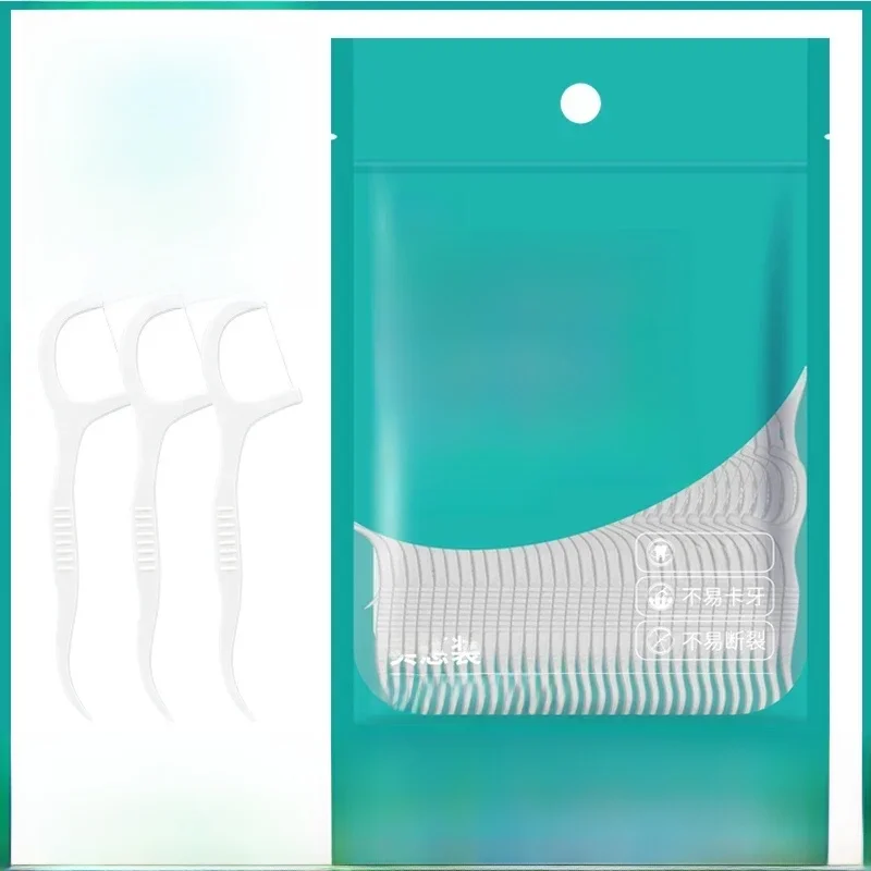 300 sachets de fil dentaire jetable en polymère fin ald, anciers portable, tenue de famille, soins bucco-dentaires, hygiène