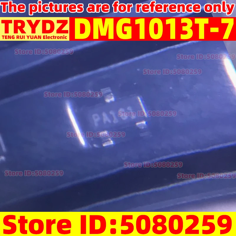 200/100/50PCS New DMG1016V-7 DMG1012T-7 DMG1013T-7 SOT-523 P-channel MOSFET gaming accessory chip / BAT54HT1G SOD323