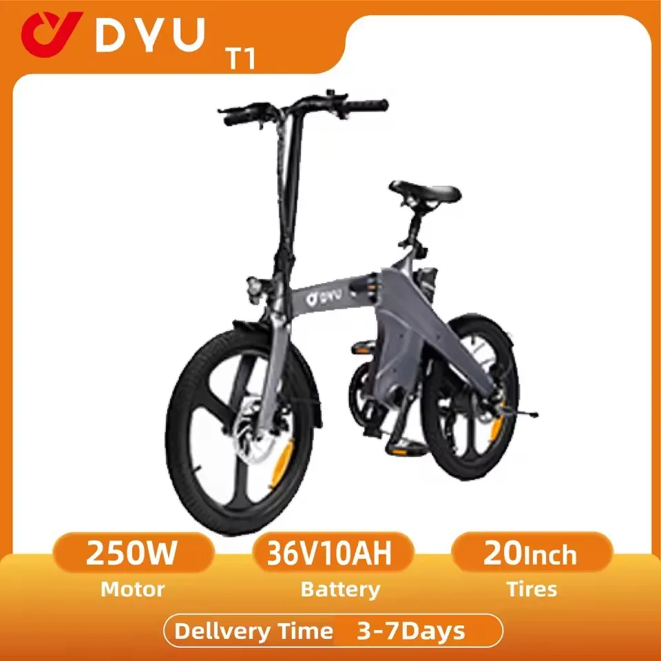 

E-bike 250W Brushless Motor 36V10AH Lithium Battery adults Electric Bicycle 20Inch Tire Urban commuting Electric Bike