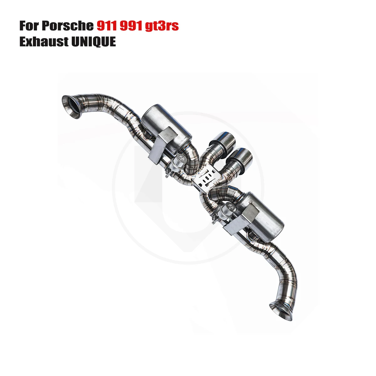 UNIQUE For Porsche 911 991 gt3rs 3.8L 2014-2019 performance valve titanium exhaust system  TC4 titanium alloy exhaust muffler