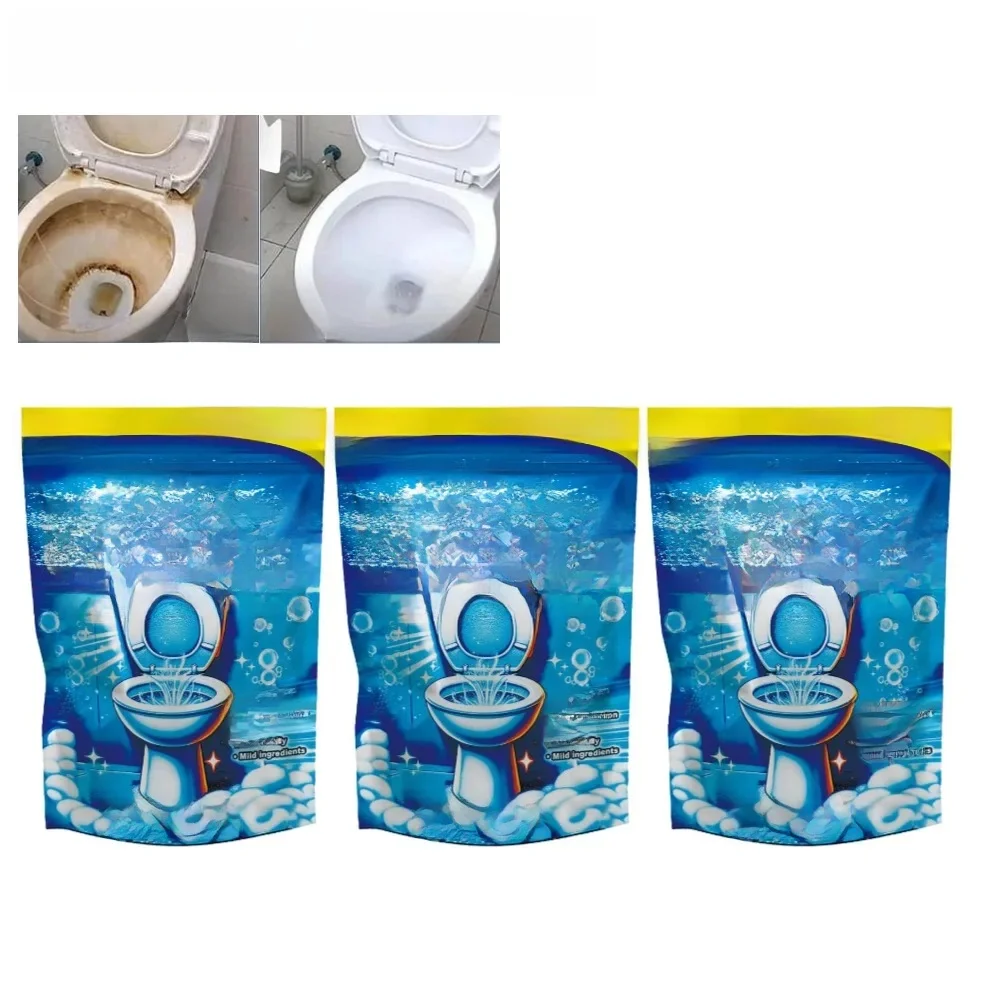 Nettoyant pour toilettes en mousse, désodorisation pour salle de bains, élimination des odeurs, désodorisant, nettoyage des toilettes, comprimé effervescent