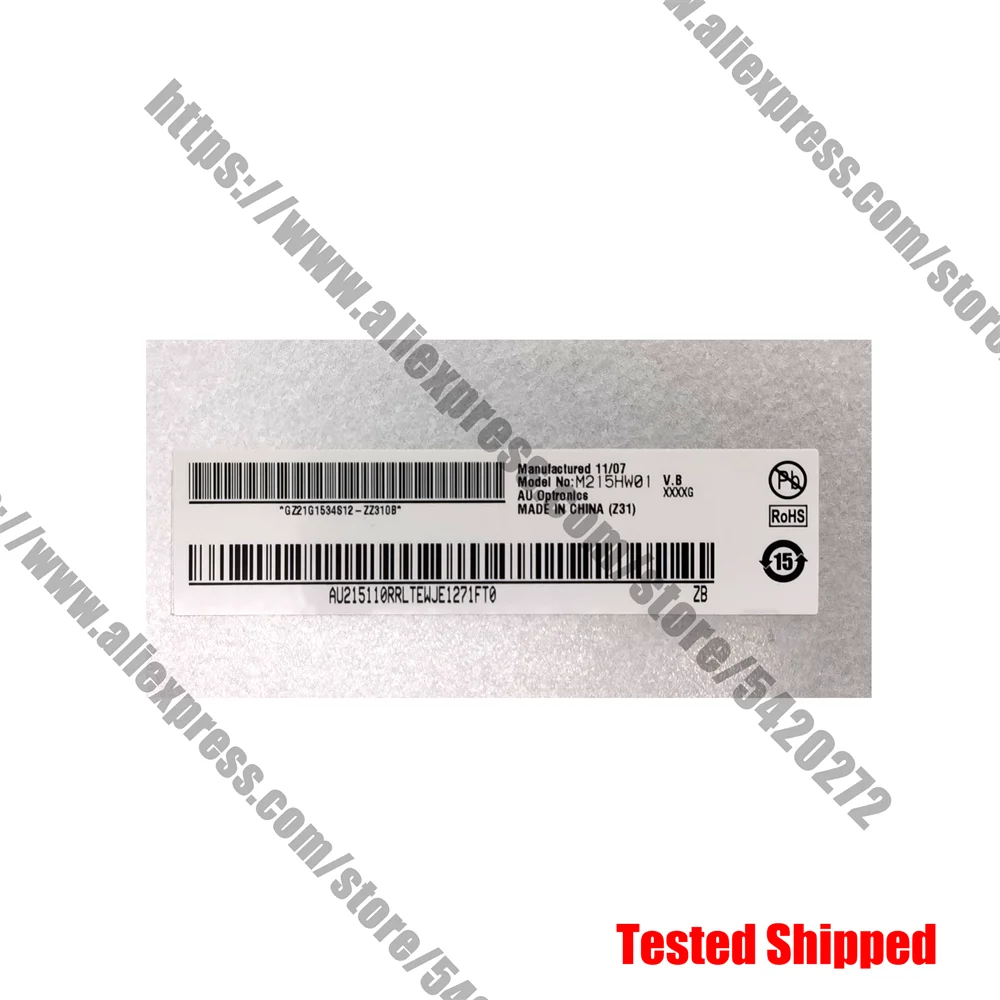 الأصلي M215HW01 VB 21.5 بوصة لوحة ال سي دي 1920 (RGB) * 1080 (FHD)
