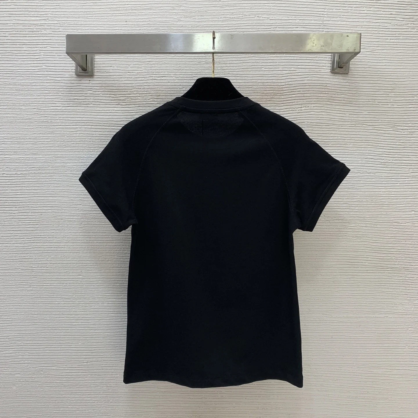 

26 early spring new round neck short sleeved T-shirt for women's trendy casual slim fit top, high-end quality