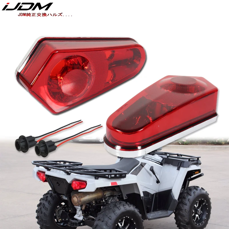 2pcs Tail Light Rear Brake Lampshade for Polaris Sportsman 500/550 RZR 570 2005-2013 700 2005-2007 800 2005-2014 Part Number 241