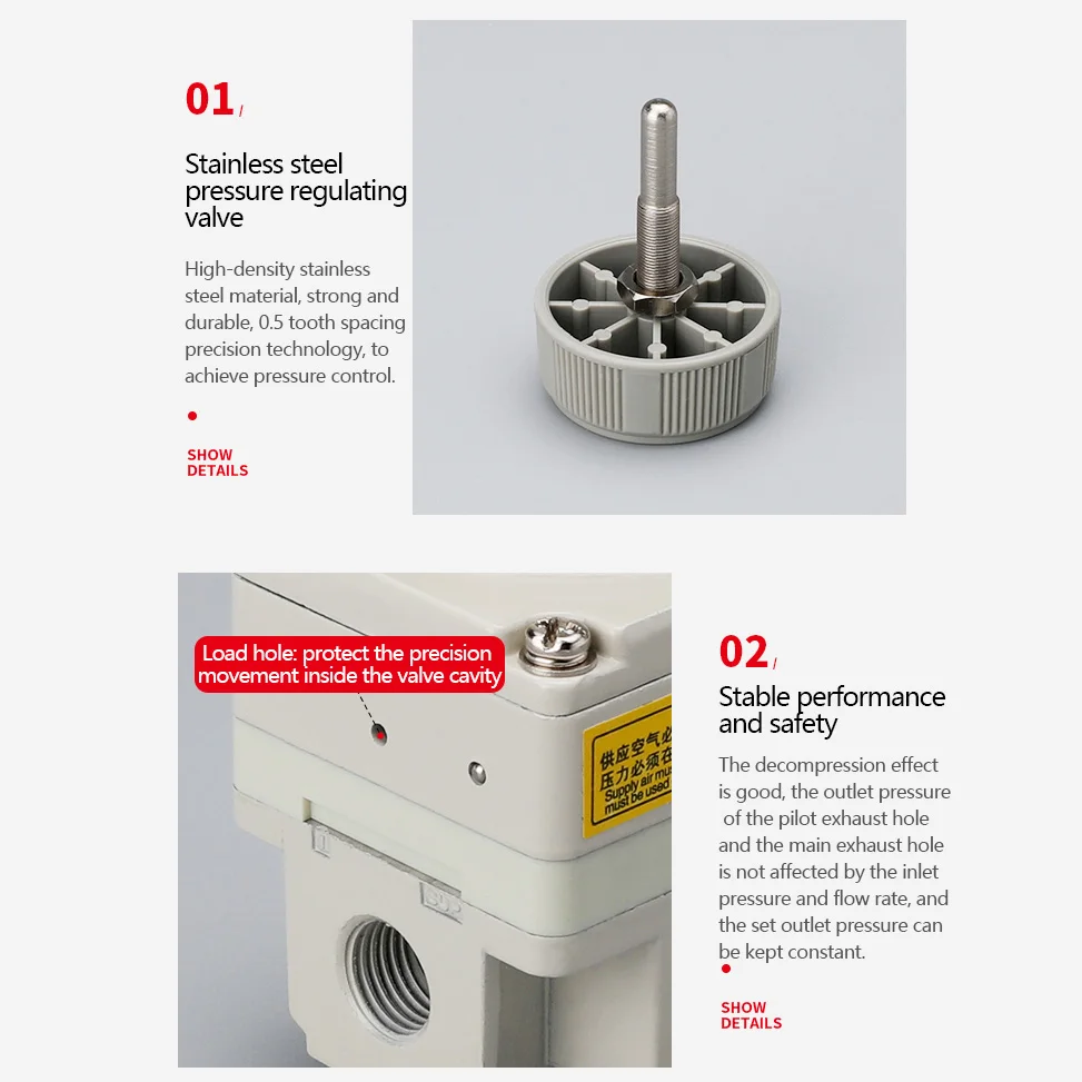 LAIZE Precisão Compressor Pneumático, Regulador De Pressão De Ar, Tipo SMC com Suporte De Calibre, IR2000-02, IR2010-02, IR2020-02