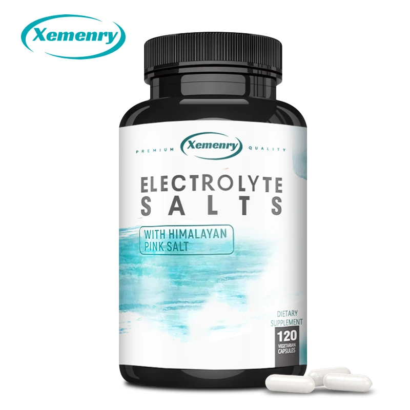 Electrolyte Capsules - Rapidly Hydrates and Balances Electrolyte Levels To Boost Energy and Endurance - 120 Capsules