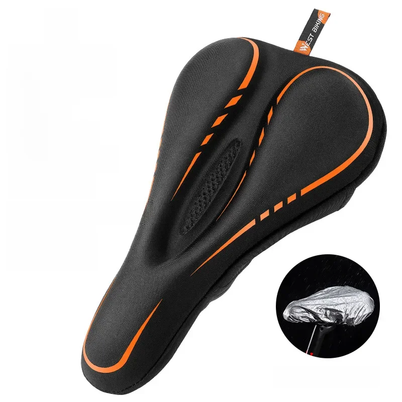 AliExpress West Biking WEST BIKING Bicycle Saddle Cover Silicone Shockproof Bike Cushion Cover Breathable Rebound Bike Seat Cover Cycling Accessories