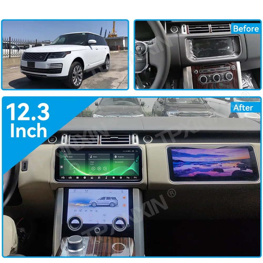 For Land Rover Range Rover Sport L494 2013 - 2017 Android Car Radio 2Din Stereo Receiver Autoradio Multimedia Player GPS Navi