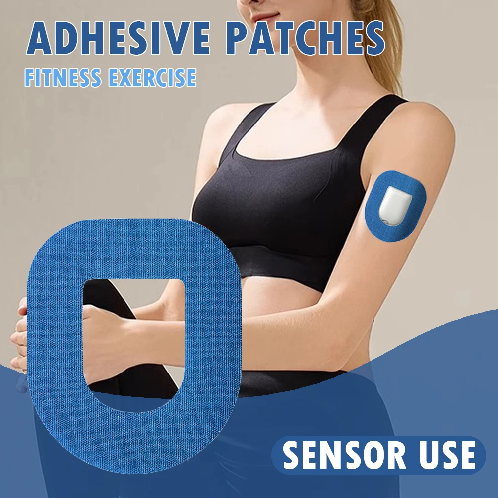 Dark Blue Omnipod 5 Adhesive Patches, Waterproof & Sweatproof, Hypoallergenic, Latex-Free, Pre-Cut for Omnipod Dash, 20/30 Pcs