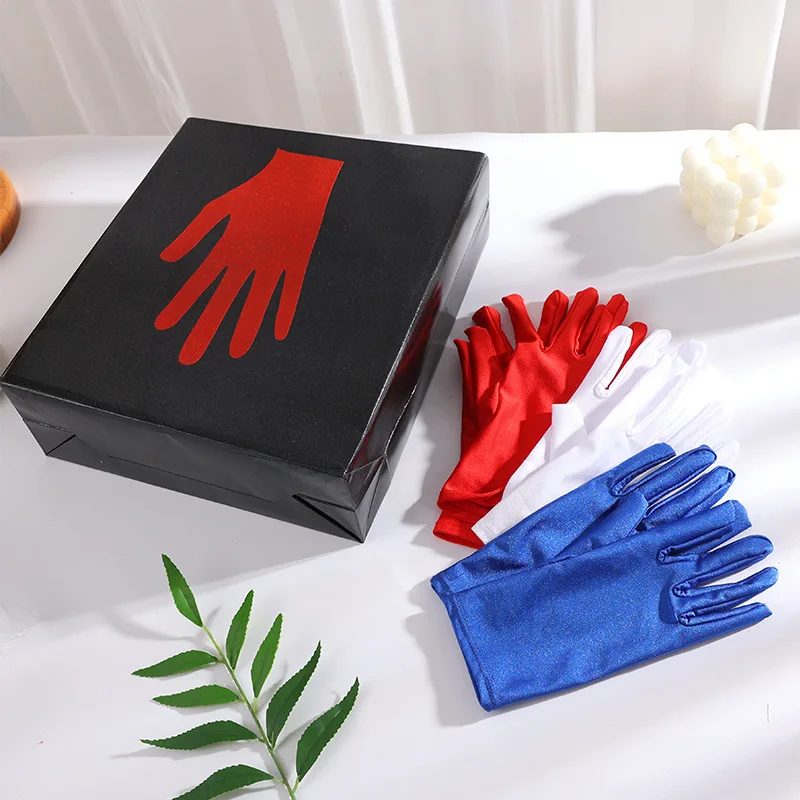 Nieuwe Veranderende Kleur Handschoenen Door Rossy (Pocket Versie) stage Magic Tricks Classic Magic Show Illusions Gimmick Kids Magic Comedy