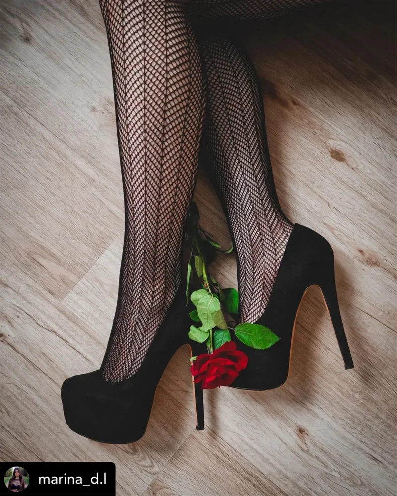 Onlymaker Women Platform Pumps Round Toe Super Stiletto High Heel Slip On Wedding Party Plus Size Shoes