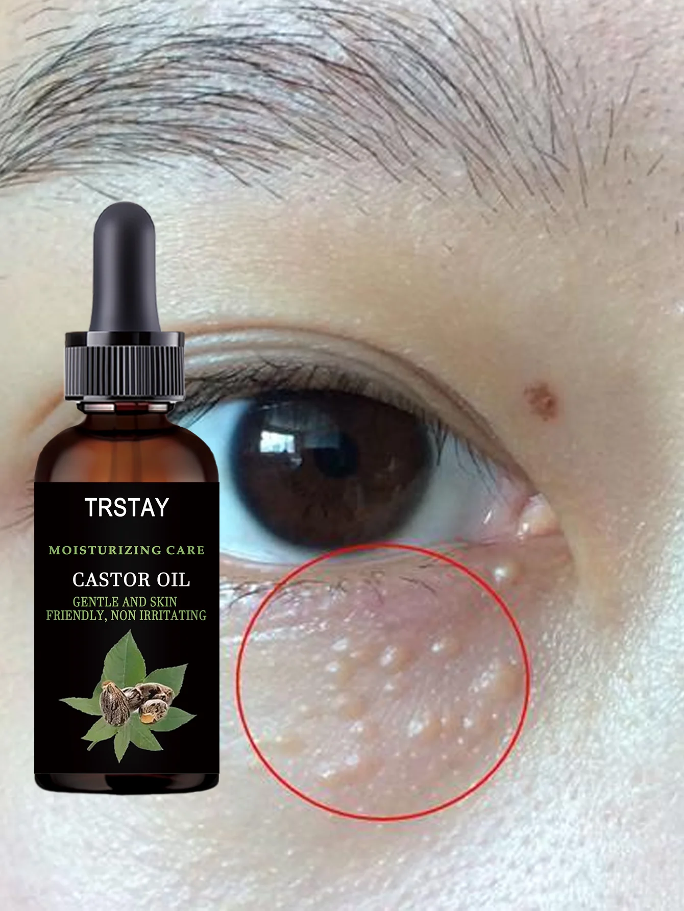 Moisturizing Eye Essence Lightweight Non Greasy Brightens Under Eye Area All Skin Types Quick Absorption Deeply Nourishes Reduce - Image 3