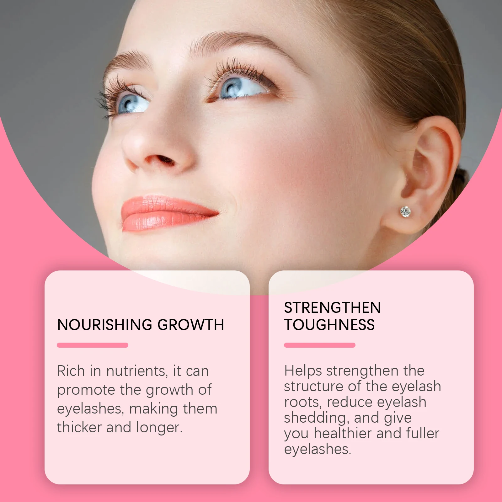 Eelhope 3ml Serum Przyspieszające Wzrost Rzęs Szybki Makijaż Przedłużanie Naturalne Rzęsy Brwi Wydłużanie Zagęszczanie Serum do Rzęs
