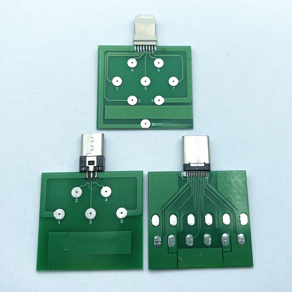 1-3 szt. Micro USB PCB płytka testowa stacja dokująca Flex Tester dla iPhone Andorid Micro Type-C usb3.1 złącze do naprawy smartfona — zdjęcie 2