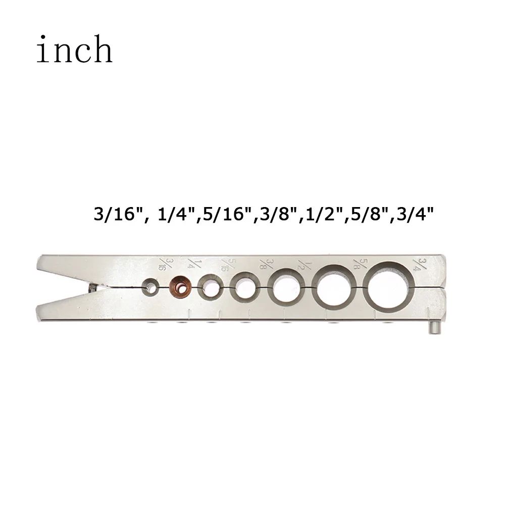Imagem -04 - Métrica Polegada Aço Fixa Tala Ferramenta para ar Condicionado Refrigeração Tubo de Cobre Dispositivo Fixo 808l
