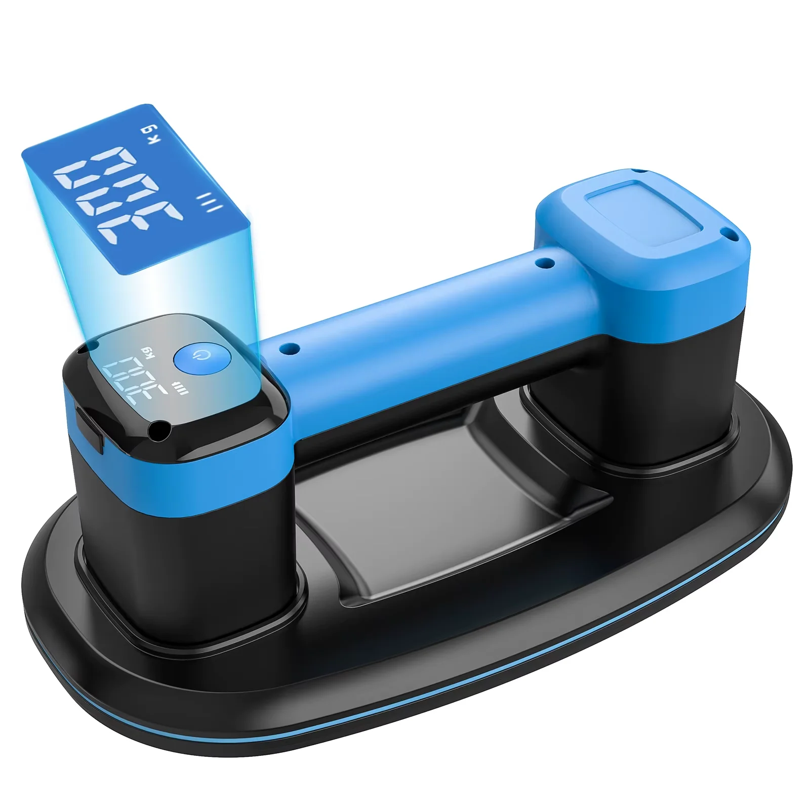 Intelligent display double thickness electric suction cup bearing 300KG strong suction digital power display Type C charging