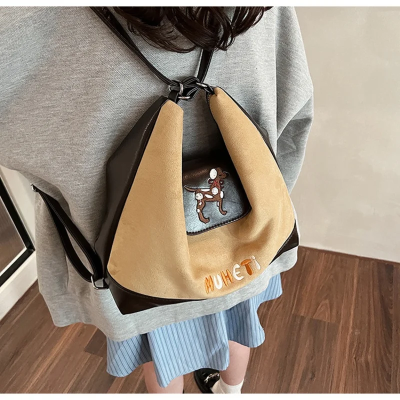 

Cute Puppy Backpack Shoulder Bag Handbag Women Bucket Bag Underarm Sac Crossbody Bags Ladies Messenger Shipping Free Tote New