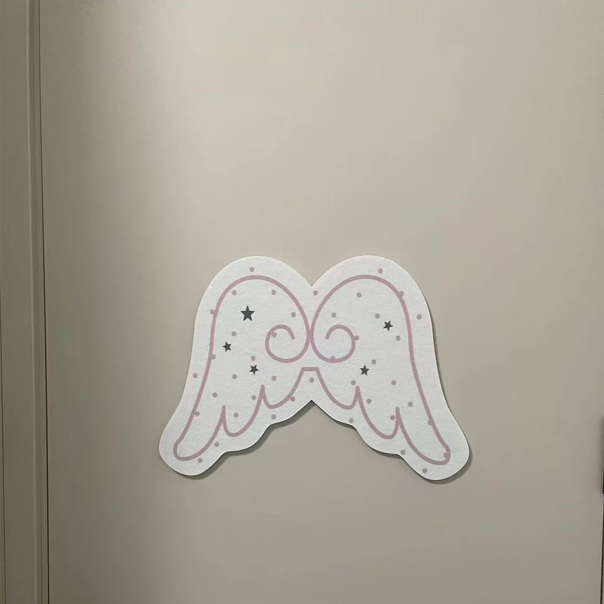 Kawaii Koreanische Ins-Style Messer-Gabel-Flügel Spezialform Filztafel Bar Pain Board Hintergrund Fotowand Bohrfreie Dekorative Tafel – Detail 7