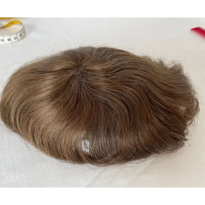 Men's Thin Skin PU Bald Spot Hair Patch, Hair Replacement System