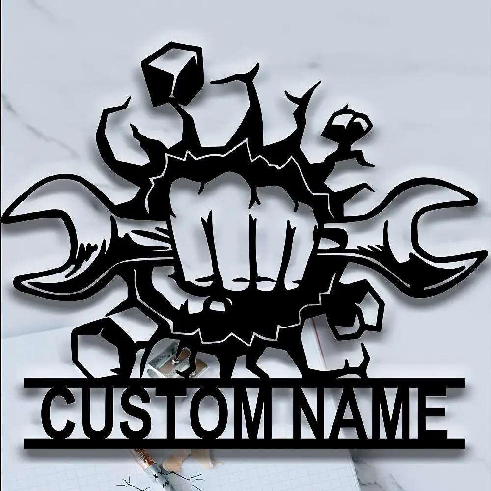 Custom Metal Workshop Wall Sig - огляд і ціна Workshop Tools Name
