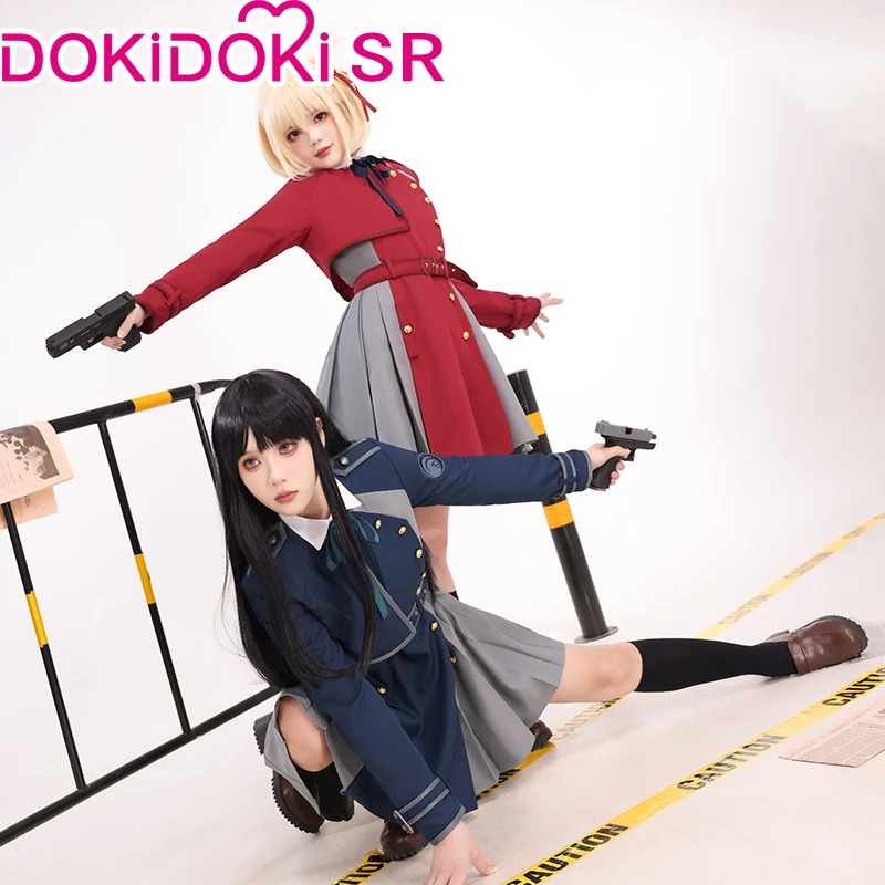 Inoue Takina/Nishikigi Chisato Cosplay Anime Cosplay Lycoris Recoil DokiDoki-SR Uniform Costume Cosplay Christmas