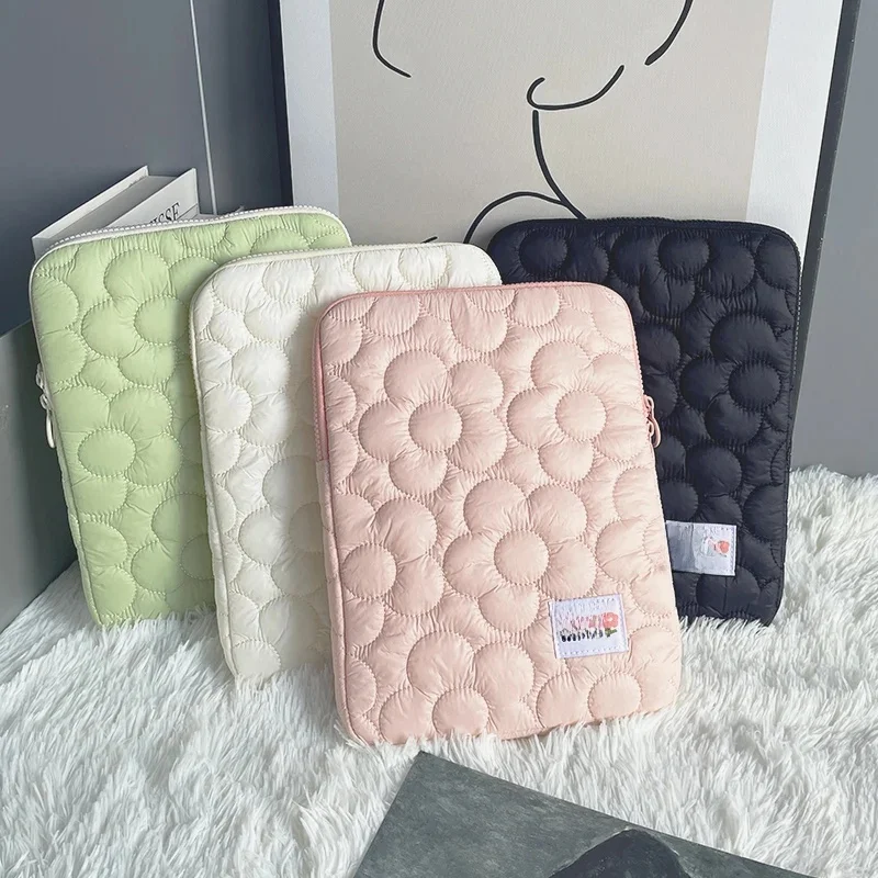 Pokrowiec na laptopa Cute Flower do iPada11 Macbook Air Pro13.3 14 15 16 Dell Huawei Samsung 15,6-calowa torba na tablet Ochronna torba na laptopa — zdjęcie produktu 7