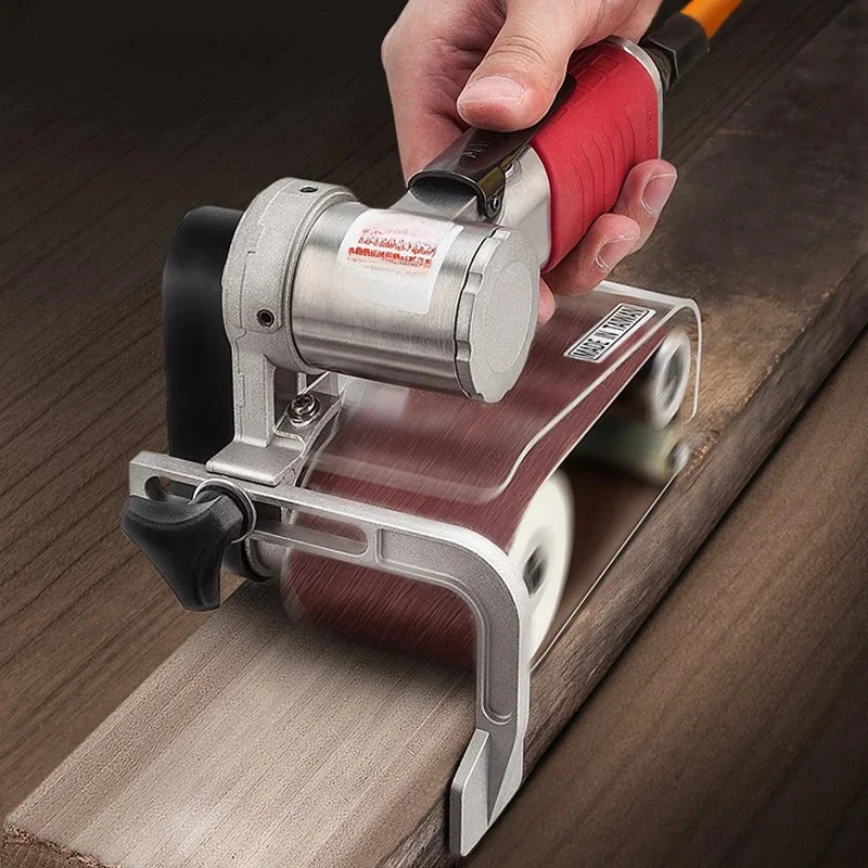 Pneumatic Sander Machine Air Sander 60x260 DIY Polishing Grinding Machine for Grinding Polishing Pneumatic Tools Mini Belt Sande
