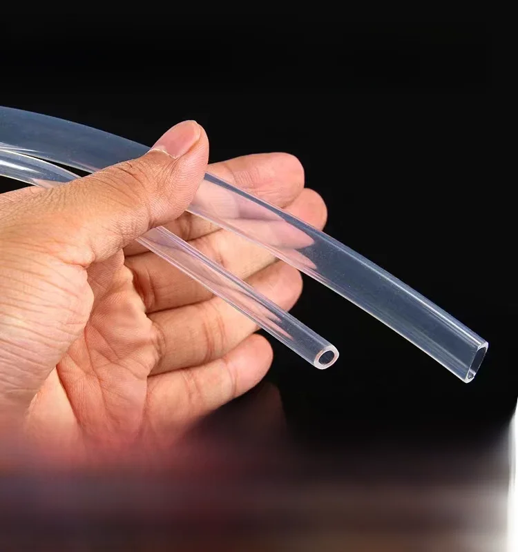 Tuyau en caoutchouc de Silicone Transparent de qualité alimentaire, 1/5 mètres, ID 0.51 2 3 4 5 6 7 8 9 10 12mm O.D, Tube Flexible non toxique