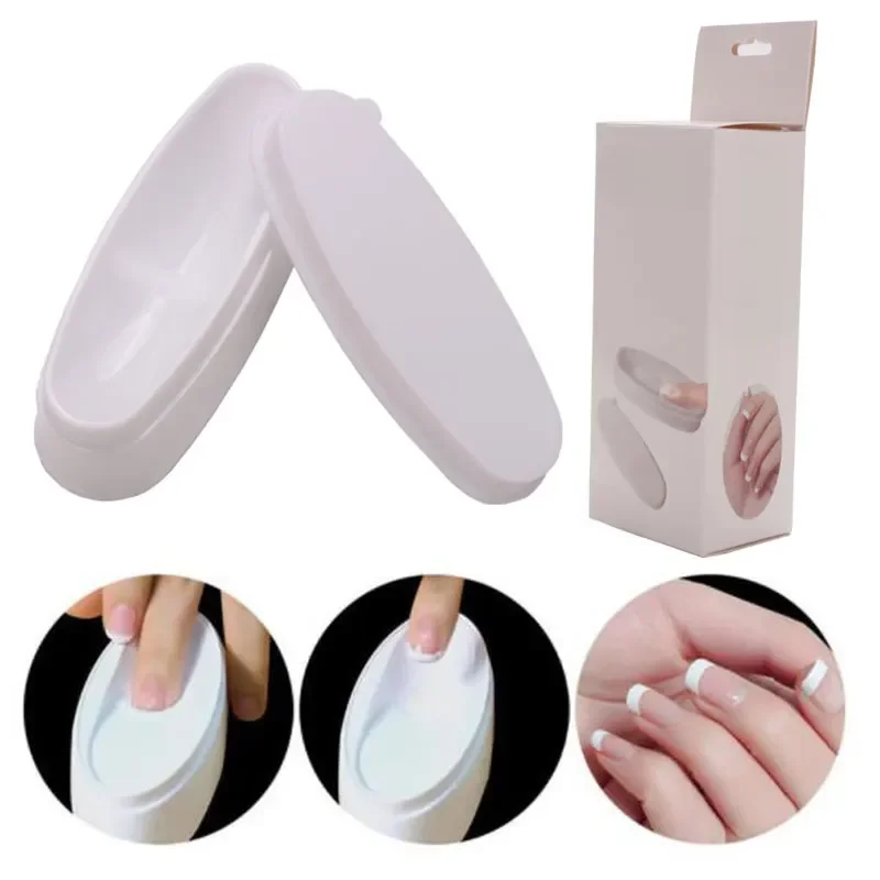 Support de poudre de trempage d'ongles français, paillettes d'ongles sans gâchis, boîte de bungalow, conteneur de stockage d'escalade, outils de manucure