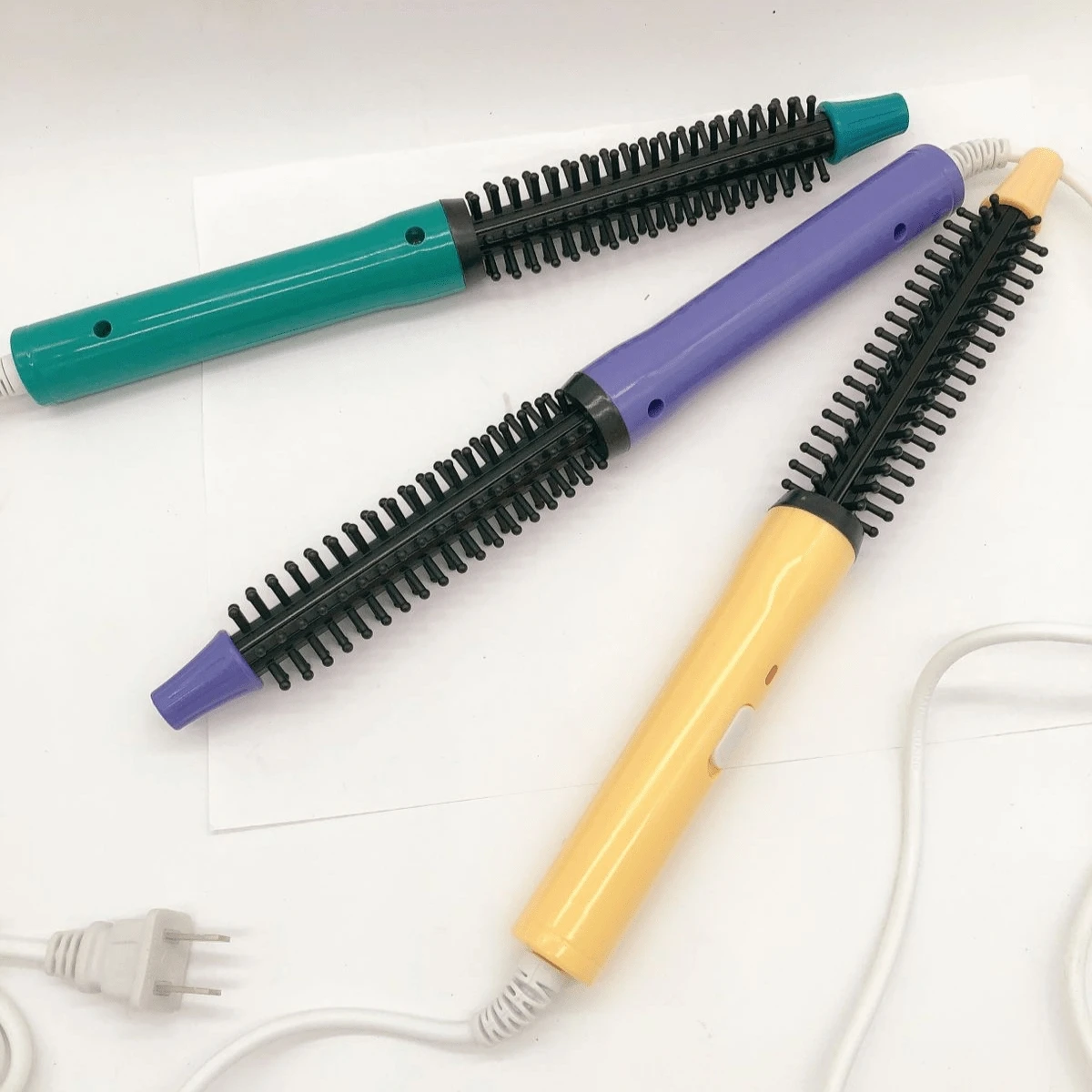 Cepillos Eléctricos Para El Cabello Peine Lacio Antiquemaduras Peine Para Alisar El Cabello1 Piezas