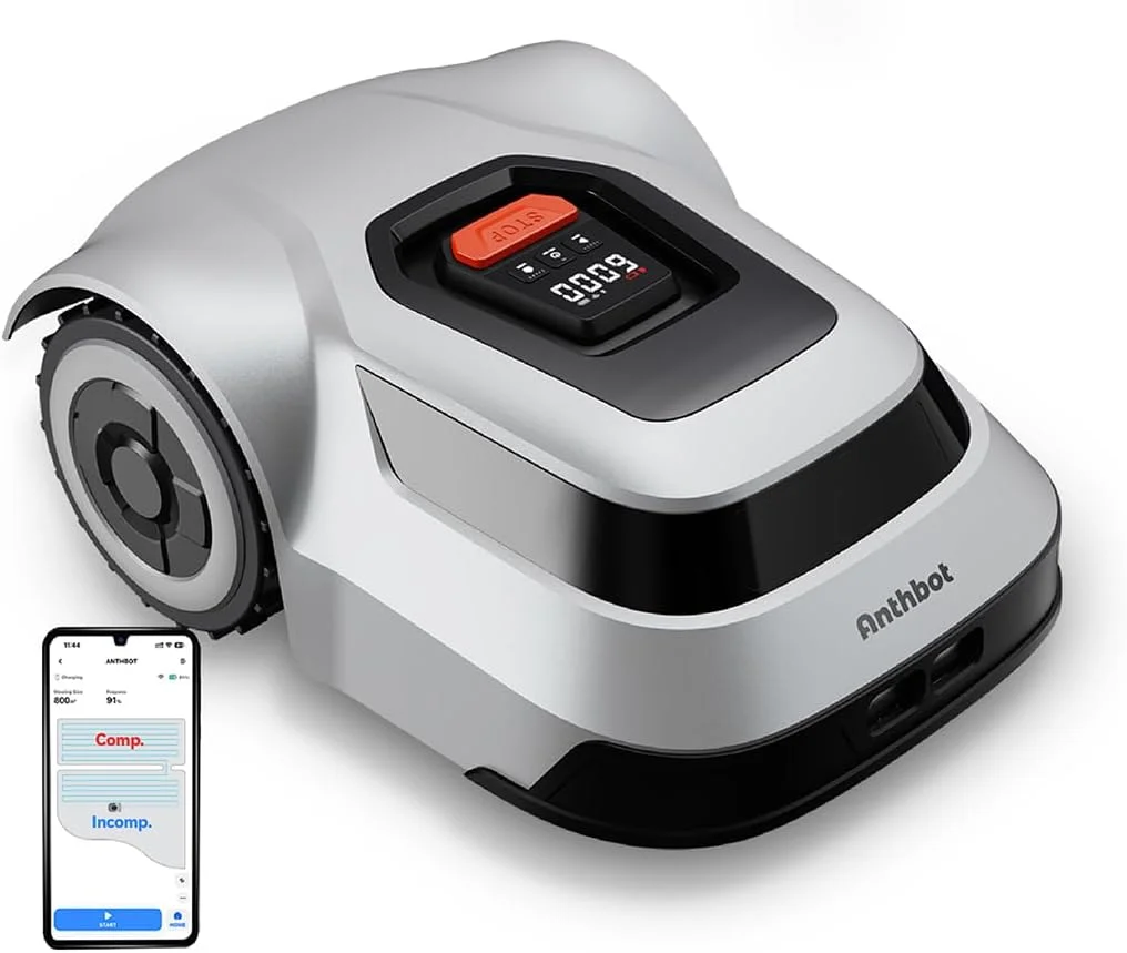 

BRAND NEW C-TOF Robotic Lawn Mower Redkey MGC800 MGC1000 Lawn Mower Robot Cable Break Detection Climbing 45% App Control Automat