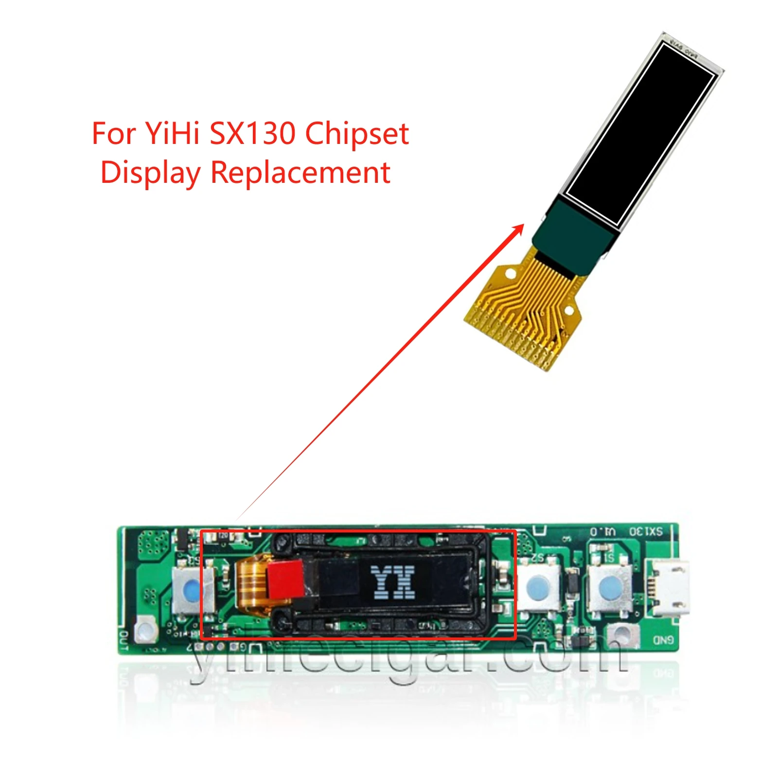 New Original 0.69inch Oled Display for YiHi SX130 Chipset Display Replacement