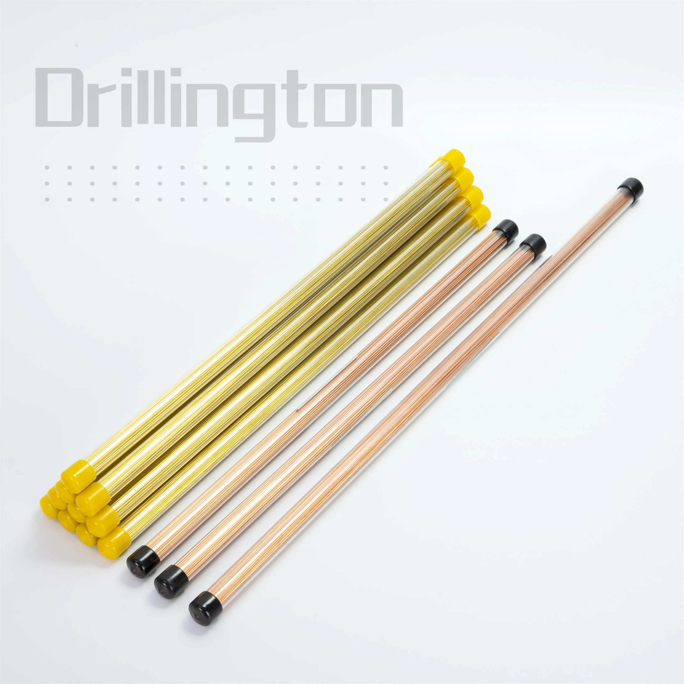 Drillington EDM Tube Brass Copper Tube High Precision 0.7mm to 1.0mm 0.7 0.8 0.9 1.0 Single Hole Electrode Tubes for EDM Machine