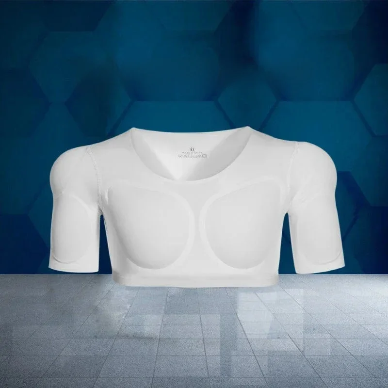3D Gefälschte Muskel T-Shirt Mann Cosplay Arm Brust Unterwäsche Party Body Shaper Unsichtbare Bauch Pad Korsett Top Unterhemden